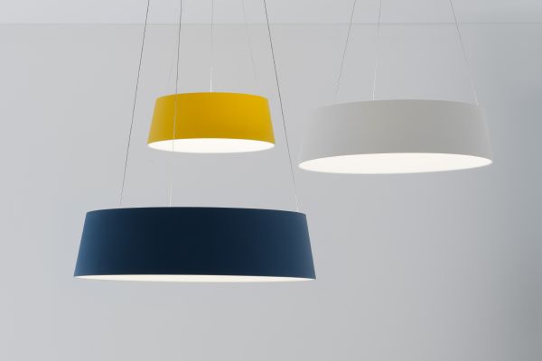 OXYGEN підвісна лампа D560 36W PU GIALLO.DALI