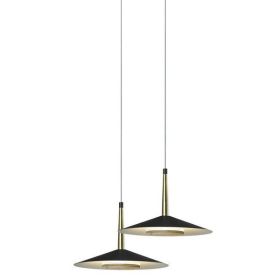 ORION подвесной светильник LED BLACK/ANT.BRASS 2L 8W 3000K