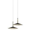 ORION подвесной светильник LED BLACK/ANT.BRASS 2L 8W 3000K - фото 2