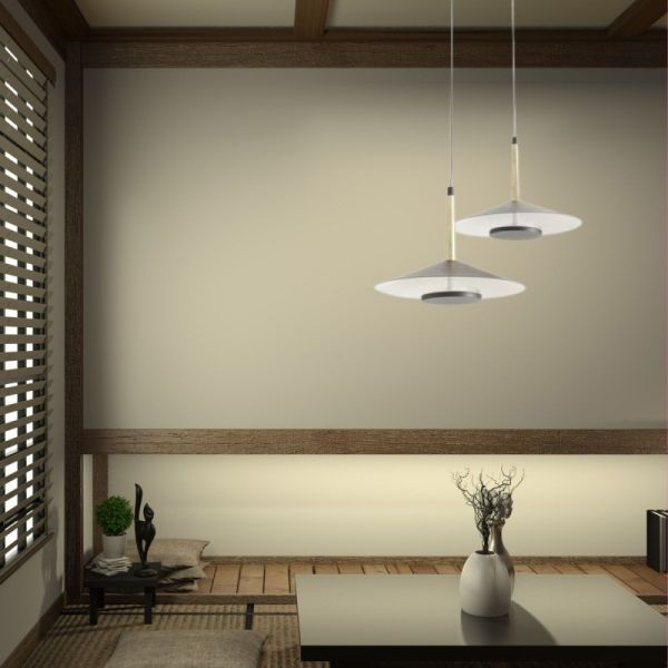 ORION подвесной светильник LED BLACK/ANT.BRASS 2L 8W 3000K