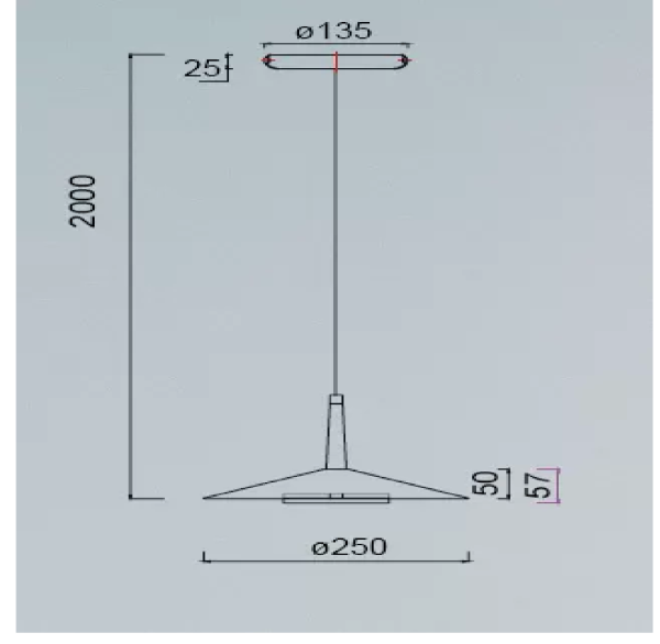 ORION подвесной светильник LED BLACK/ANT.BRASS 1L 8W 3000K