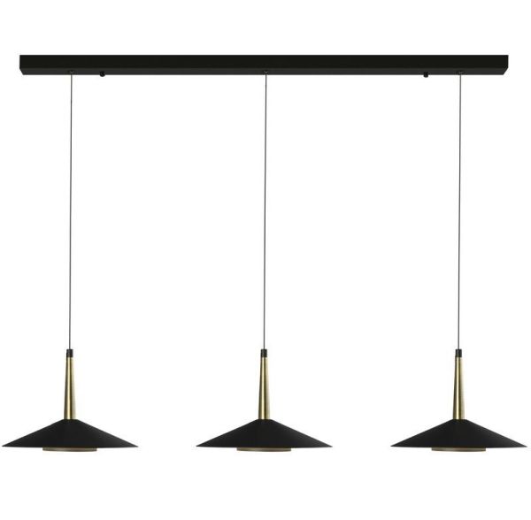 ORION линейный свет LED BLACK/ANT.BRASS 3L 24W - фото 3