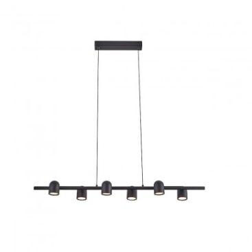IOS ЛИНИЙНЫЙ ПОДВЕСНОЙ СВЕТильник 6L GU10 ЧЕРНЫЙ