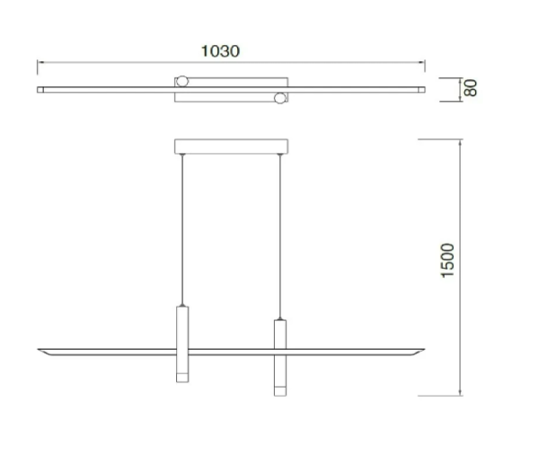 ESPARTA подвесная лампа LED 30W - 3000K - черный - фото 3
