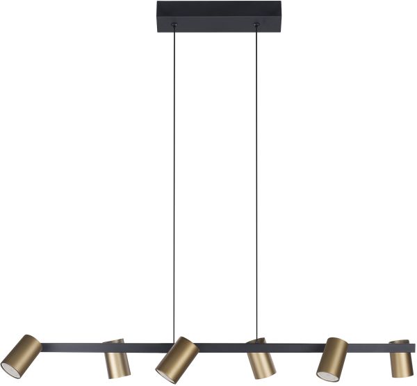 SAL Подвесная лампа 6L GU10 (Gold, Black) 8486 Mantra - фото 5