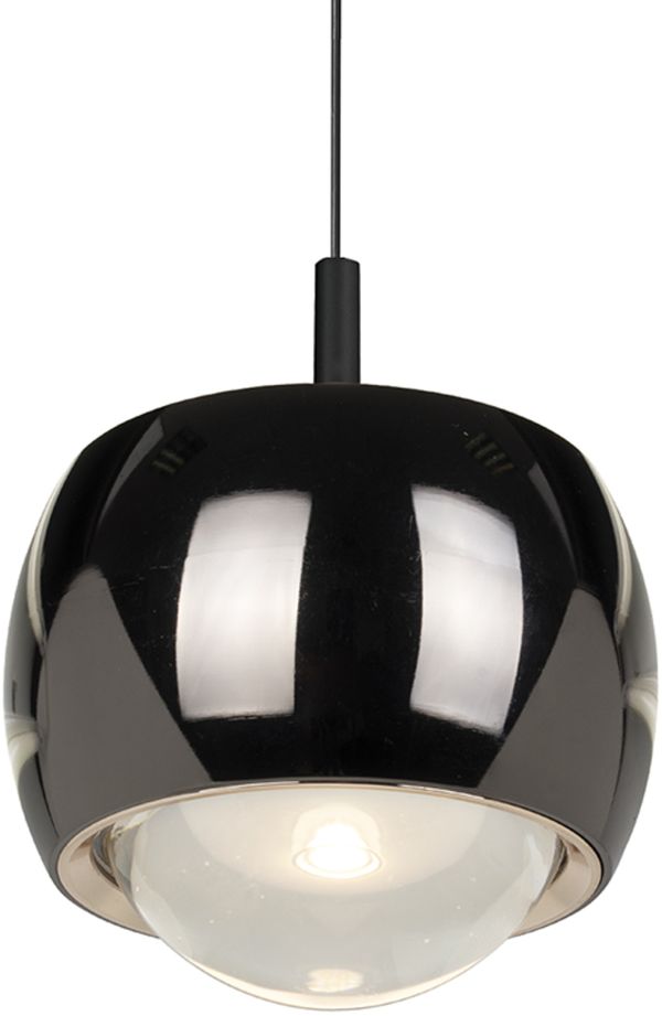 ROLLER Подвесной светильник LED 1L 12W 8407 черный хром Mantra - фото 4