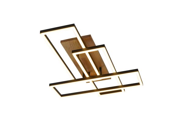 MAR2024099C LED Подпотолочный сот 520x690x120mm Черный-Дерево