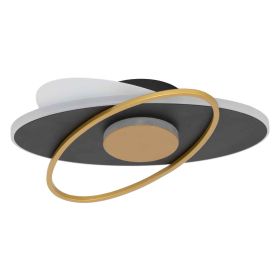 Люстра LED22W 260*50 мм Залізо, акрил Чорний, мідно-золотий Astro