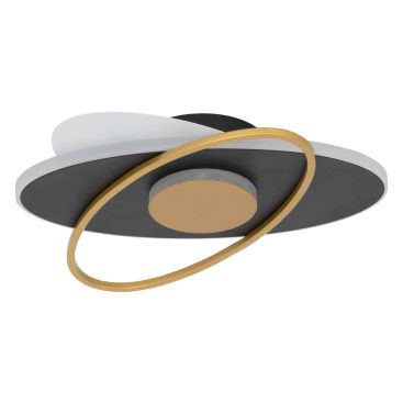 Люстра LED22W 260*50 мм Железо, акрил Черный, медно-золотой Astro