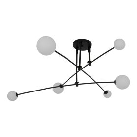 Люстра G9*6 1500*600 мм Залізо, поліетиленова плівка Чорний Astro