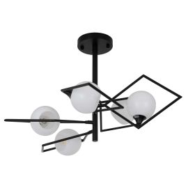 Люстра E14*5 650*450 мм Железо, стекло Черный Astro