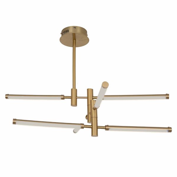 Люстра LED 780*250 мм Залізо, скло Золотий Astro - фото 2