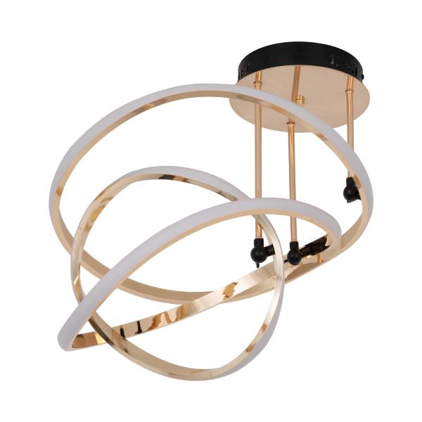 Люстра LED60W 830*230 мм Алюміній, силікагель Золотий, чорний Astro - фото 3