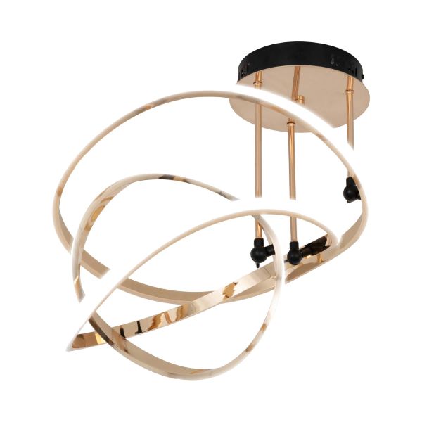 Люстра LED60W 830*230 мм Алюміній, силікагель Золотий, чорний Astro - фото 2