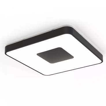 COIN квадратная лампа на потолок LED 100W - 2700-5000K REMOTE CONTROL - черная