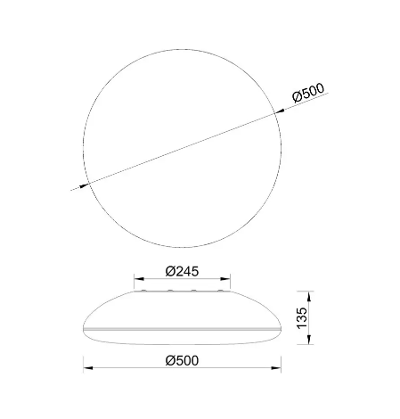 KAZZ Большая лампа на потолок дерево - E27 - фото 2