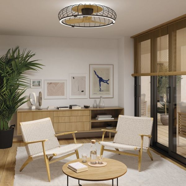 NATURE Большая лампа на потолок LED G&FAN с удаленным контролем - фото 3