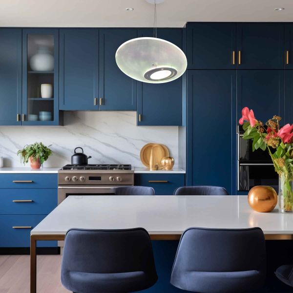 Люстра LED8W 400 мм Залізо, акрил Перламутровий Astro