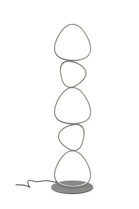 MAR2023519F-TG LED Торшер 325x300x1400mm Титан-серый