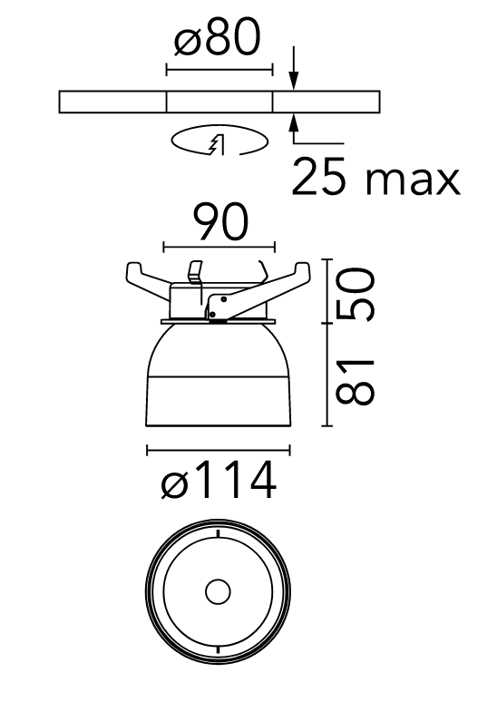 WAN точкове освітлення біле L.ARRAY 3K C80 9.2W - фото 2