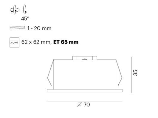 Точковий світильник вбудований LIRO R RECESSED MOLTO LUCE - фото 2