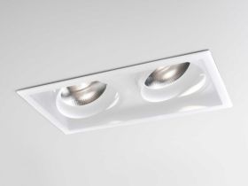 Точкове освітлення квадратне подвійне SAVO 20 R білий матовий MOLTO LUCE