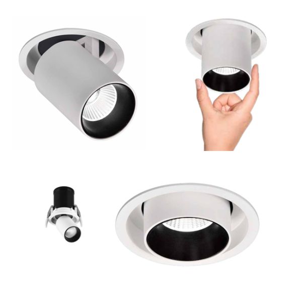 GARDA LED точкове світло вмонтоване (SWIVEL) 12W 3000K - фото 2