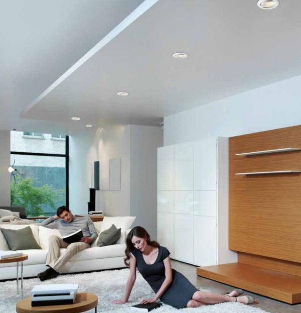 BASICO GU10 точечный встроенный круглый светильник белый - фото 3