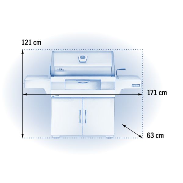 Угольный гриль Napoleon PRO 605 PRO605CSS - фото 9