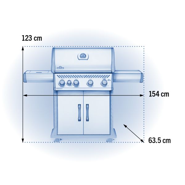 Газовый гриль Napoleon Rogue SE 525 RSE525RSIBPSS-1 - фото 8