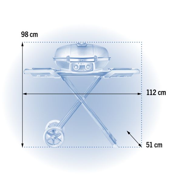 Портативный газовый гриль Napoleon TravelQ 285X TQ285Х-BK-1 - фото 4