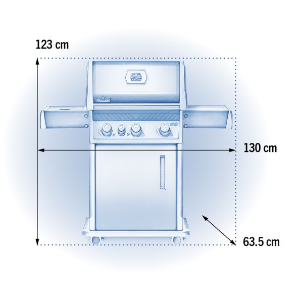 Газовый гриль Napoleon Rogue XT 425 RXT425SIBPSS-1 - фото 11