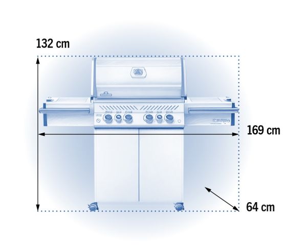 Газовый гриль Napoleon Prestige PRO 500 PRO500RSIBPSS-3 - фото 2