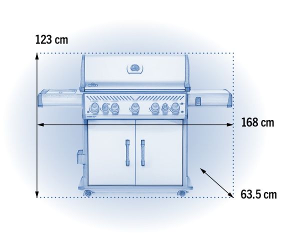 Газовый гриль Napoleon Rogue SE 625 RSE625RSIBPSS-1 - фото 8