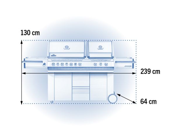 Газовый гриль Napoleon Prestige PRO 825 PRO825RSBIPSS-3 - фото 10