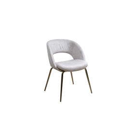 Обеденный стул Zaro бежевыйAtreve-Don (золото)