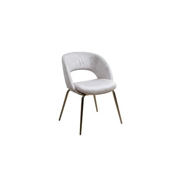 Обеденный стул Zaro бежевыйAtreve-Don (золото)