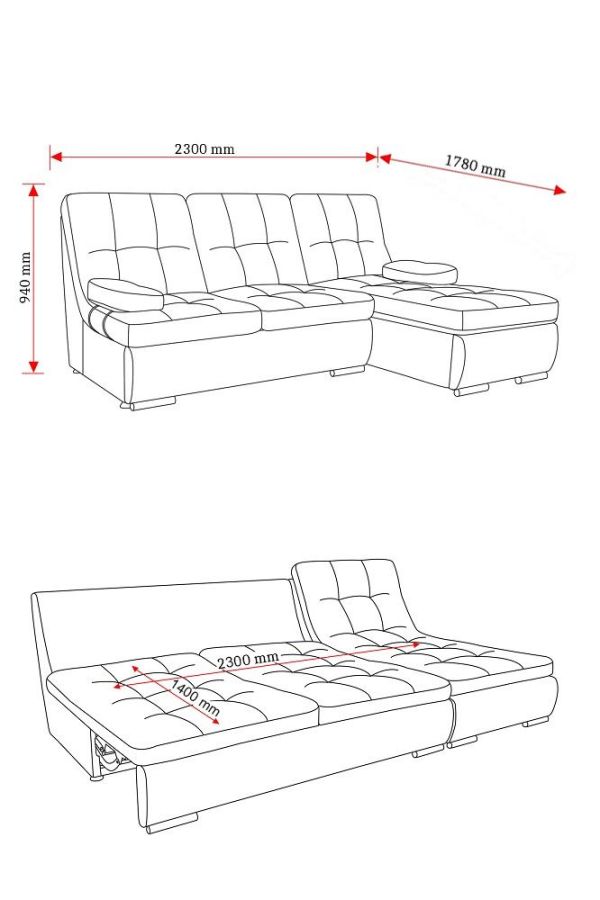 Угловой диван Бозен ECO 3 - фото 4