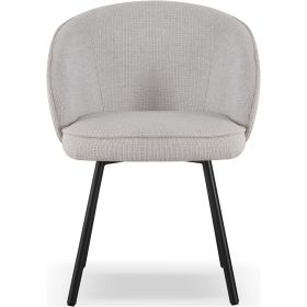 Albie Стілець обідній, Marble linen (13833)