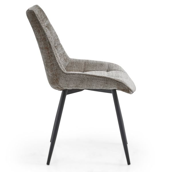 Brim Стіл обеденный, Cream truffle charm black base (13847) - фото 6