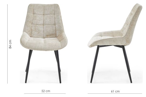 Brim Стіл обеденный, Powder dawn charm black base (13846) - фото 3