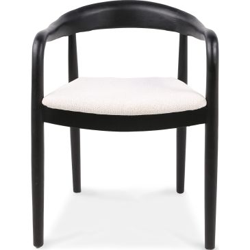 Denali Стул обеденный с подлокотниками, Savanna beige black wood (13952)