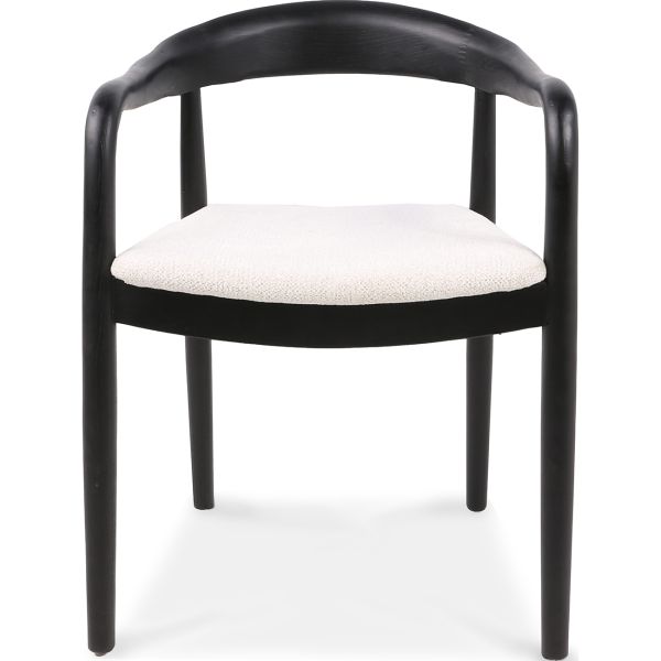 Denali Стул обеденный с подлокотниками, Savanna beige black wood (13952)