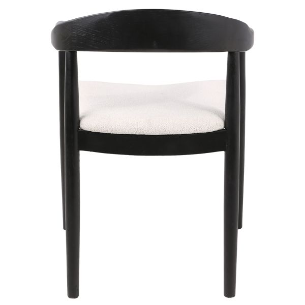 Denali Стул обеденный с подлокотниками, Savanna beige black wood (13952) - фото 4