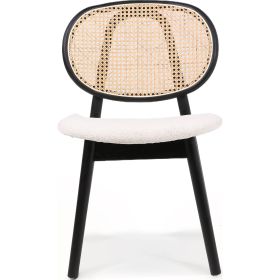 Elegant Стілець обідній, Savanna beige black wood (13956)