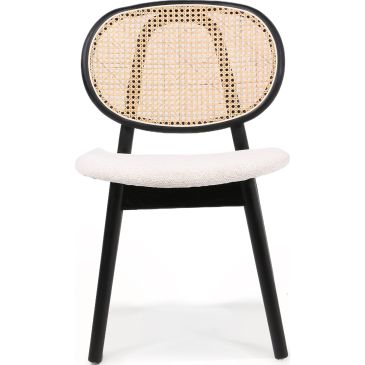 Elegant Стул обеденный, Savanna beige black wood (13956)