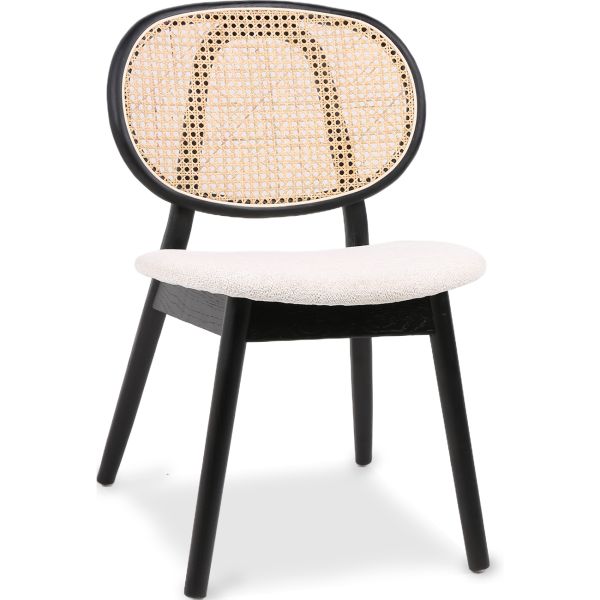 Elegant Стілець обідній, Savanna beige black wood (13956) - фото 6