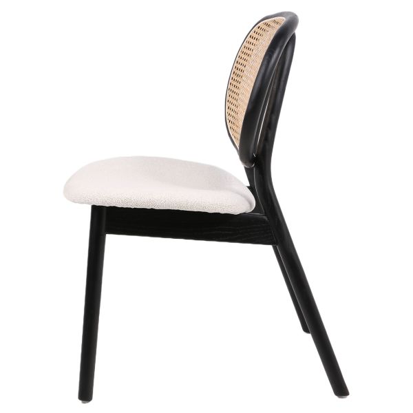 Elegant Стілець обідній, Savanna beige black wood (13956) - фото 3