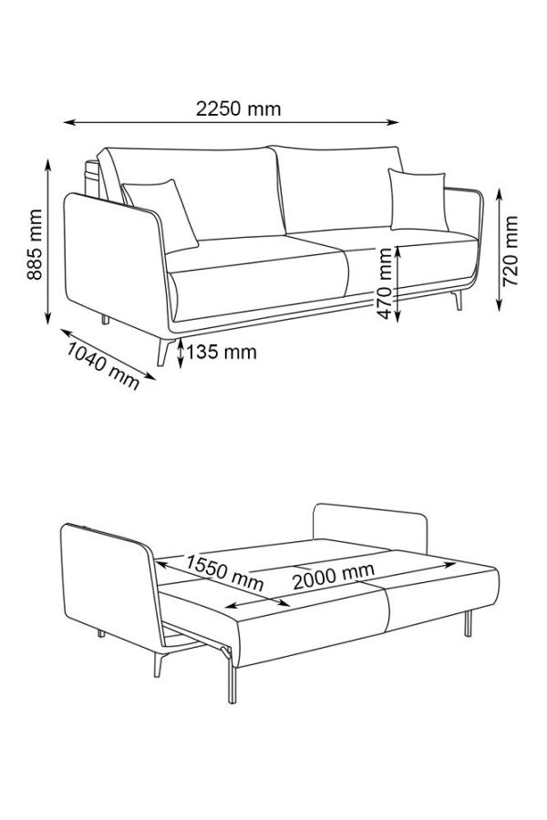 Диван прямий Рольф - фото 5