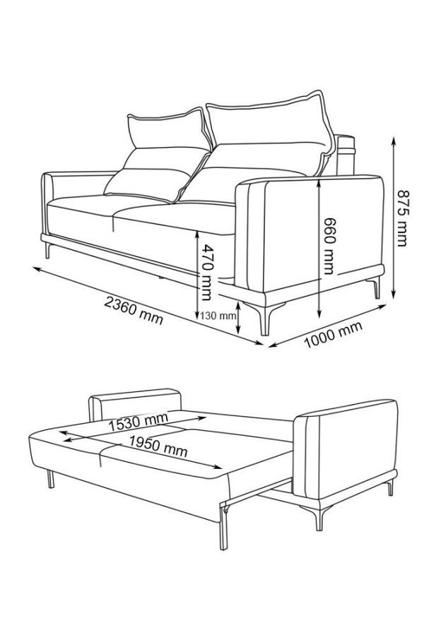 Диван прямий Капріолі - фото 8